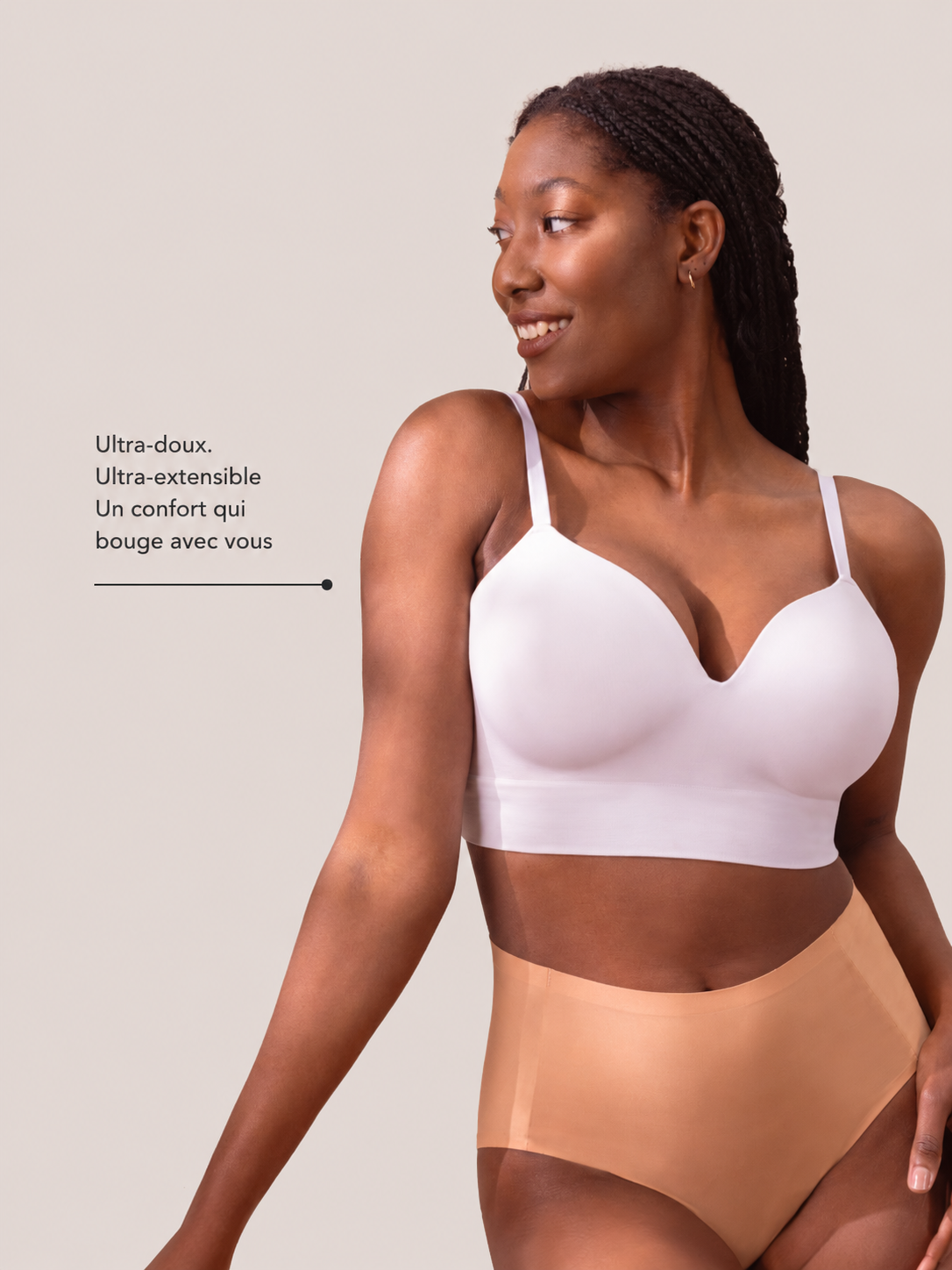 Soutien-gorge gainant sans armatures Curvely®